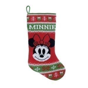 NWT. DISNEY Minnie Mouse 20” Knit Stocking